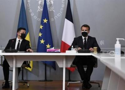 اطمینان زلنسکی درباره حمایت فرانسه از عضویت اوکراین در ناتو