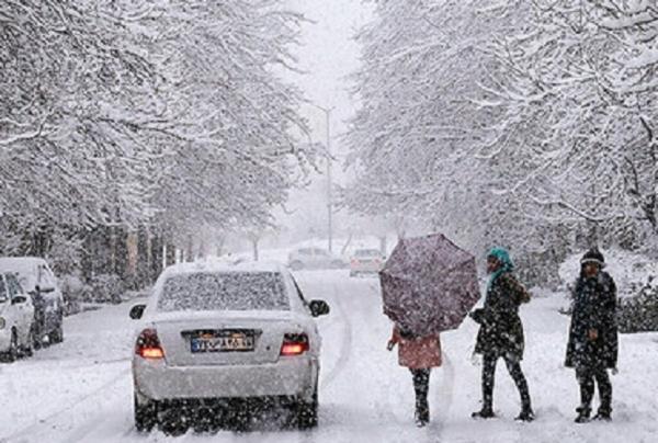 ببینید ، شروع بارش برف در تهران ، مرکز سفید پوش شد
