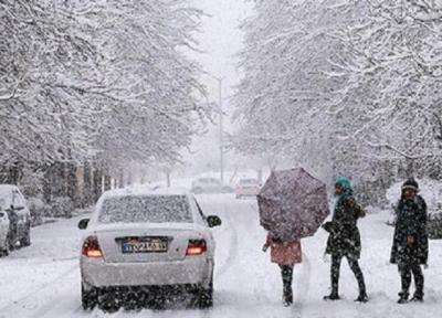 ببینید ، شروع بارش برف در تهران ، مرکز سفید پوش شد